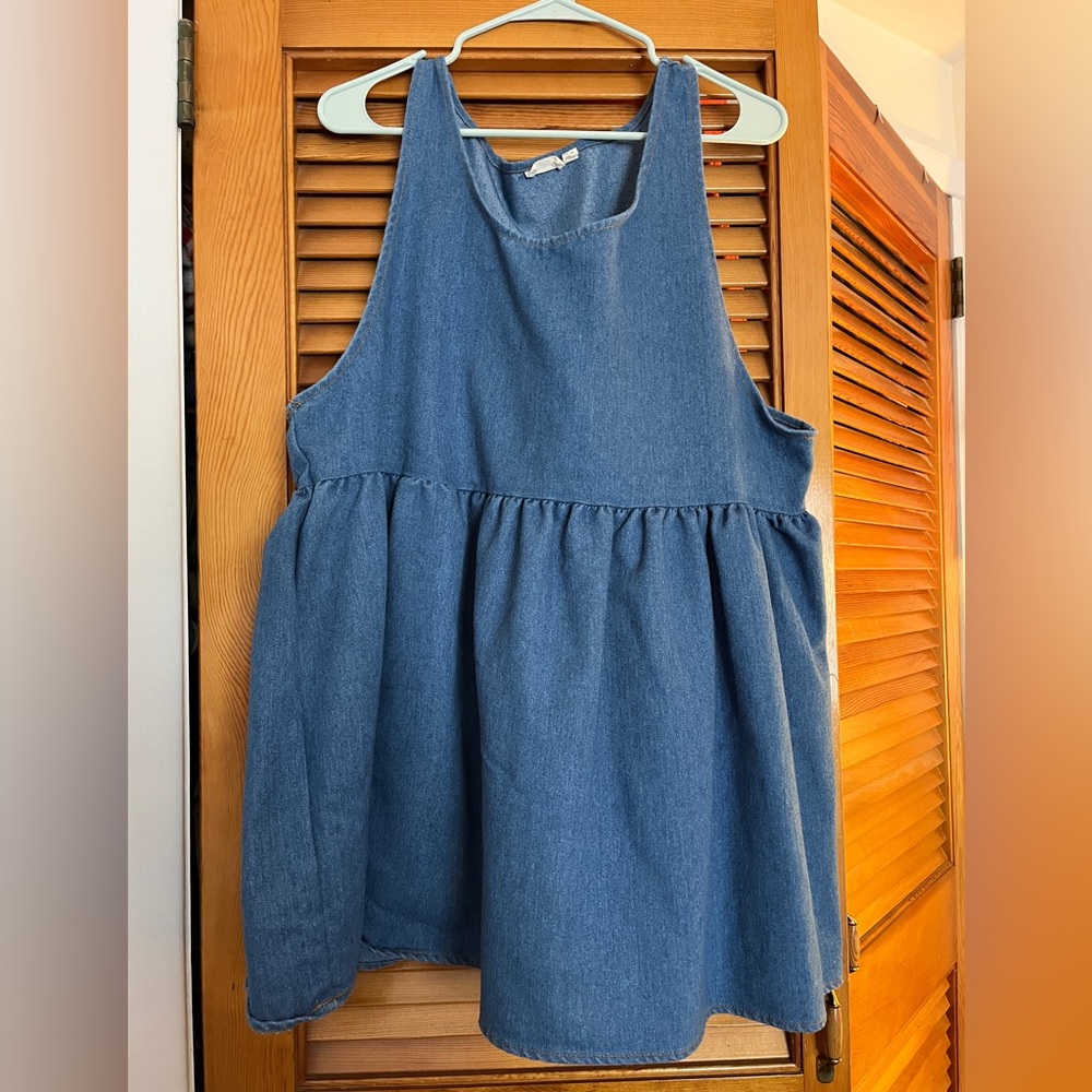 Urban Outfitters Denim Babydoll Dress